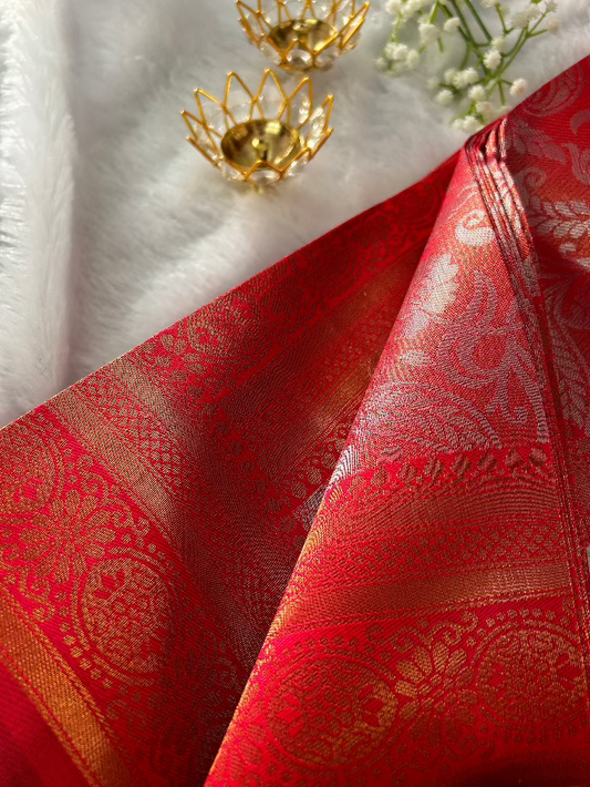 Ruby - Soft Silk saree